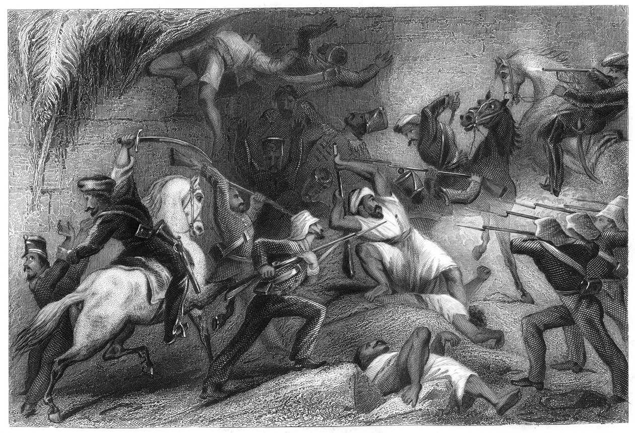 صد طلعة جوية من دلهي ، 1857 ، c1860 بواسطة غير معروف