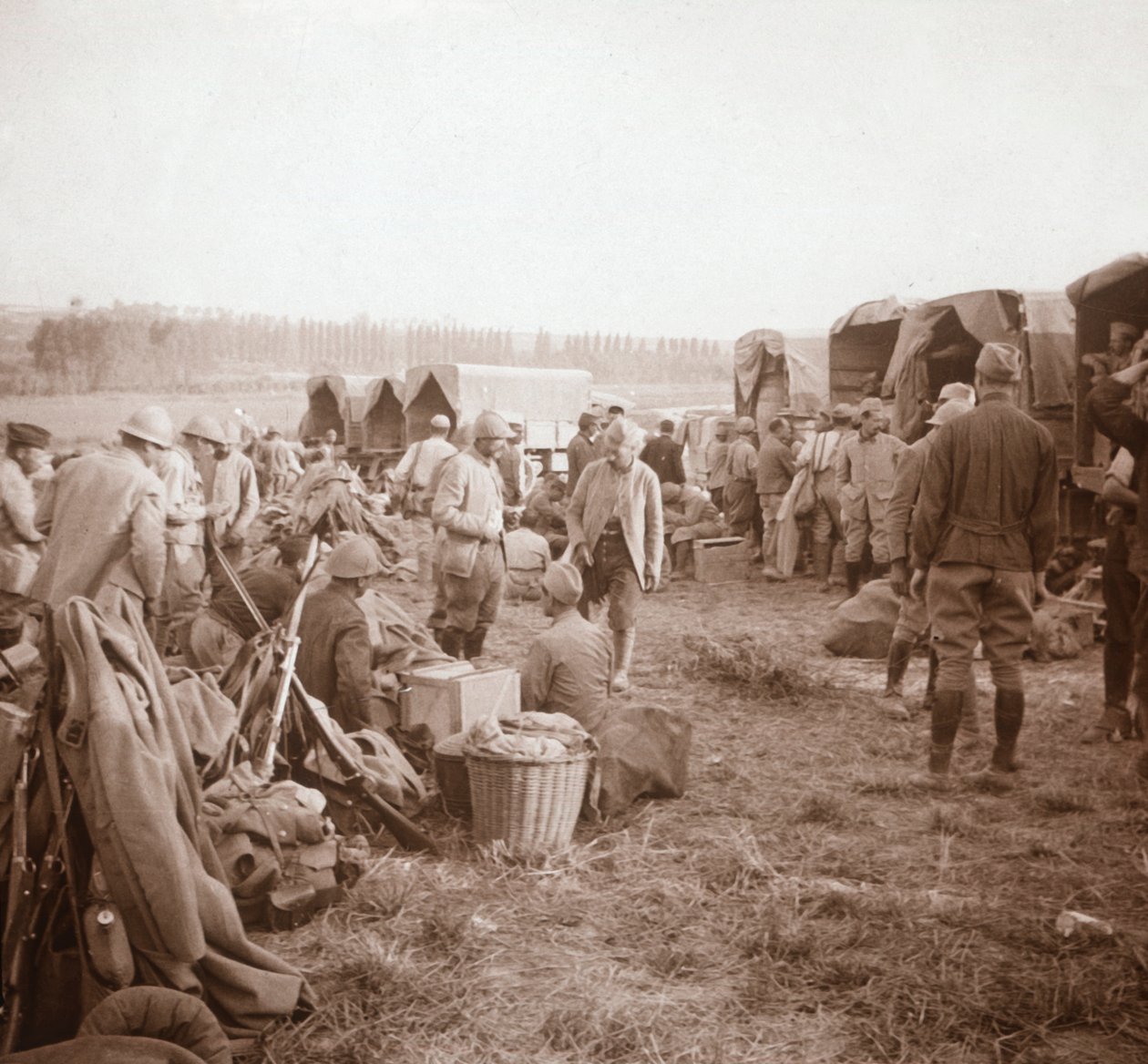استراحة ، Genicourt ، شمال فرنسا ، c1914-c1918 بواسطة غير معروف