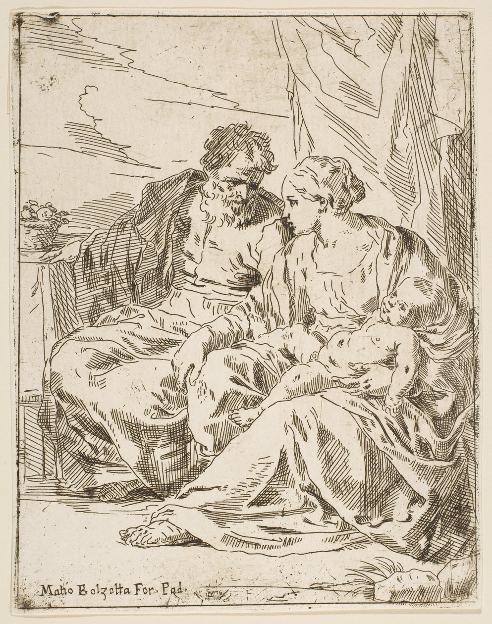 استرح على متن الرحلة إلى مصر ، مريم تحمل الطفل المسيح أثناء القديس ... ، كاليفورنيا. 1637-1639 أو بعد ذلك. بواسطة غير معروف