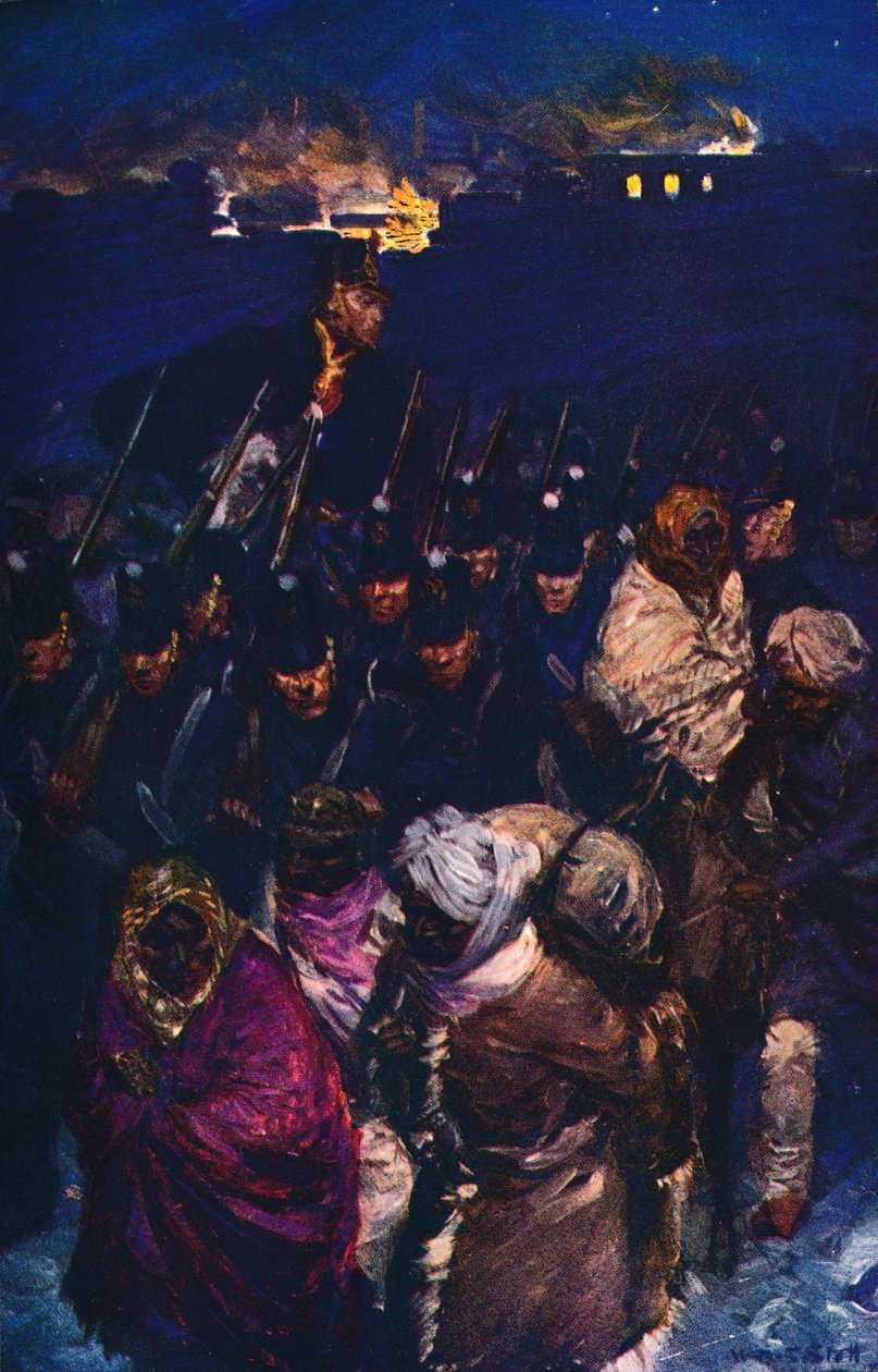تراجع الجيش البريطاني عن كابول عام 1912 بواسطة غير معروف