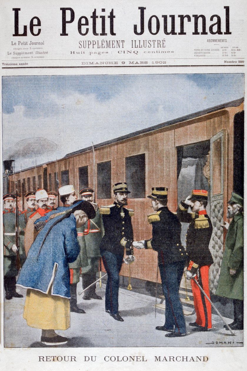 عودة العقيد مارشان إلى الصين 1902 بواسطة غير معروف