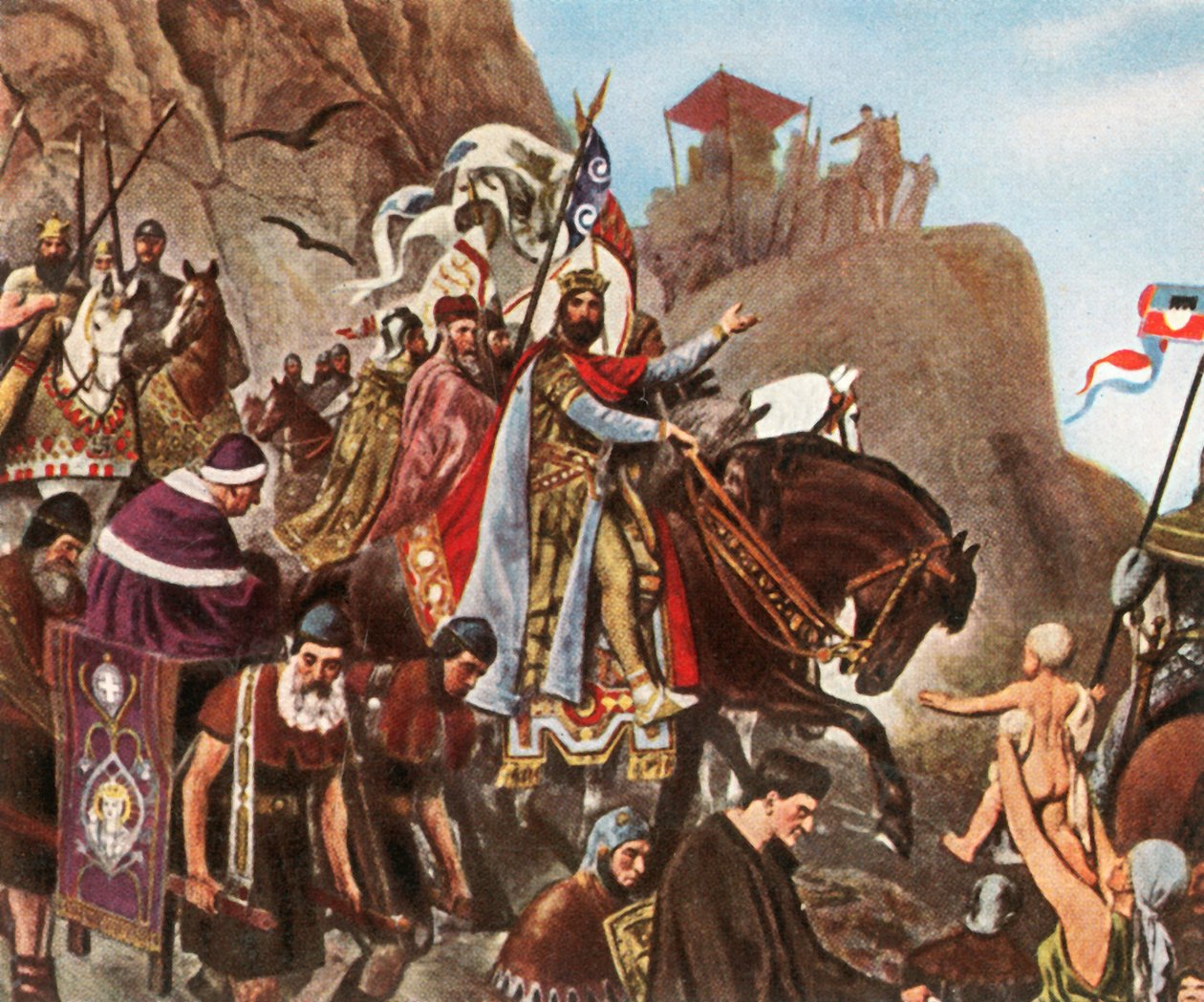 عودة هنري الثالث من رحلته الأولى إلى روما ، 1936. بواسطة غير معروف