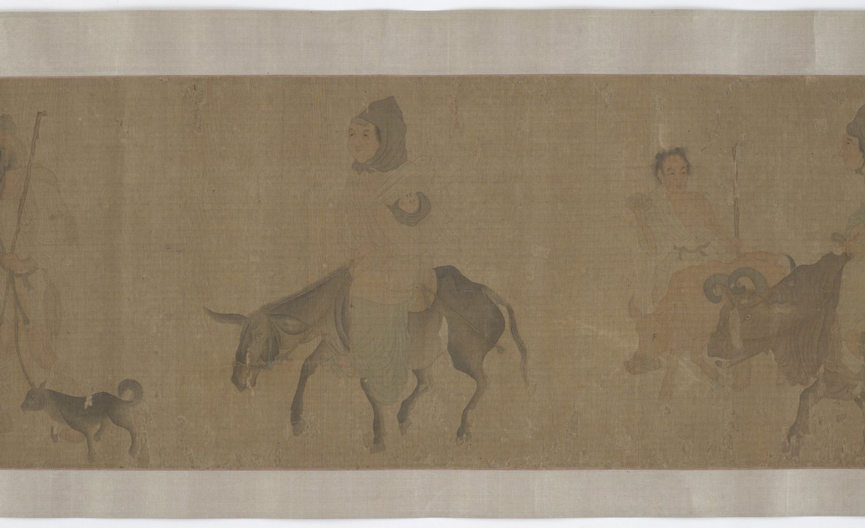 العودة إلى الوطن بعد سلالة الحصاد ، أو أسرة يوان أو مينغ ، في القرنين الرابع عشر والخامس عشر. بواسطة غير معروف