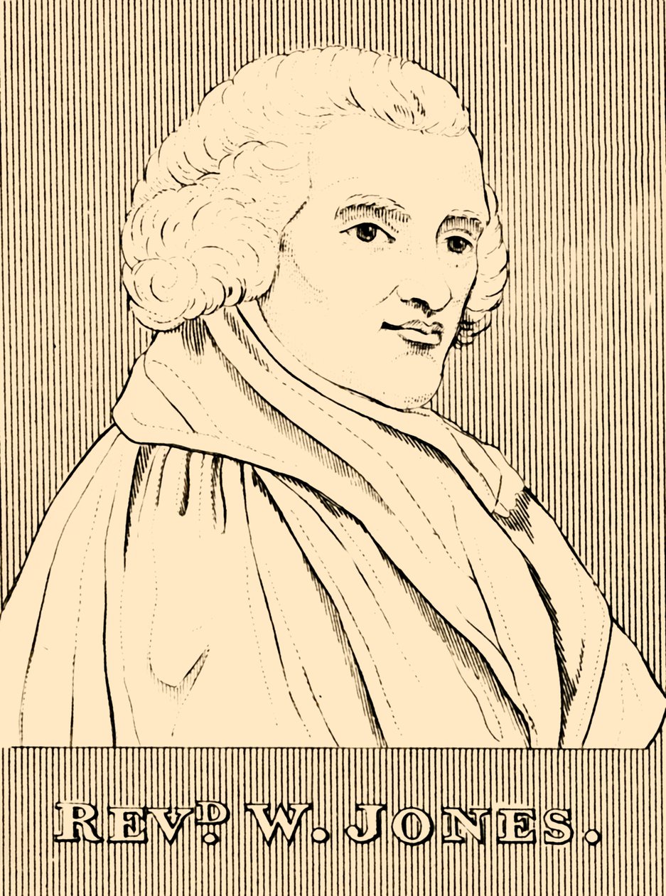القس دبليو جونز ، 1726-1800 ، 1830. بواسطة غير معروف