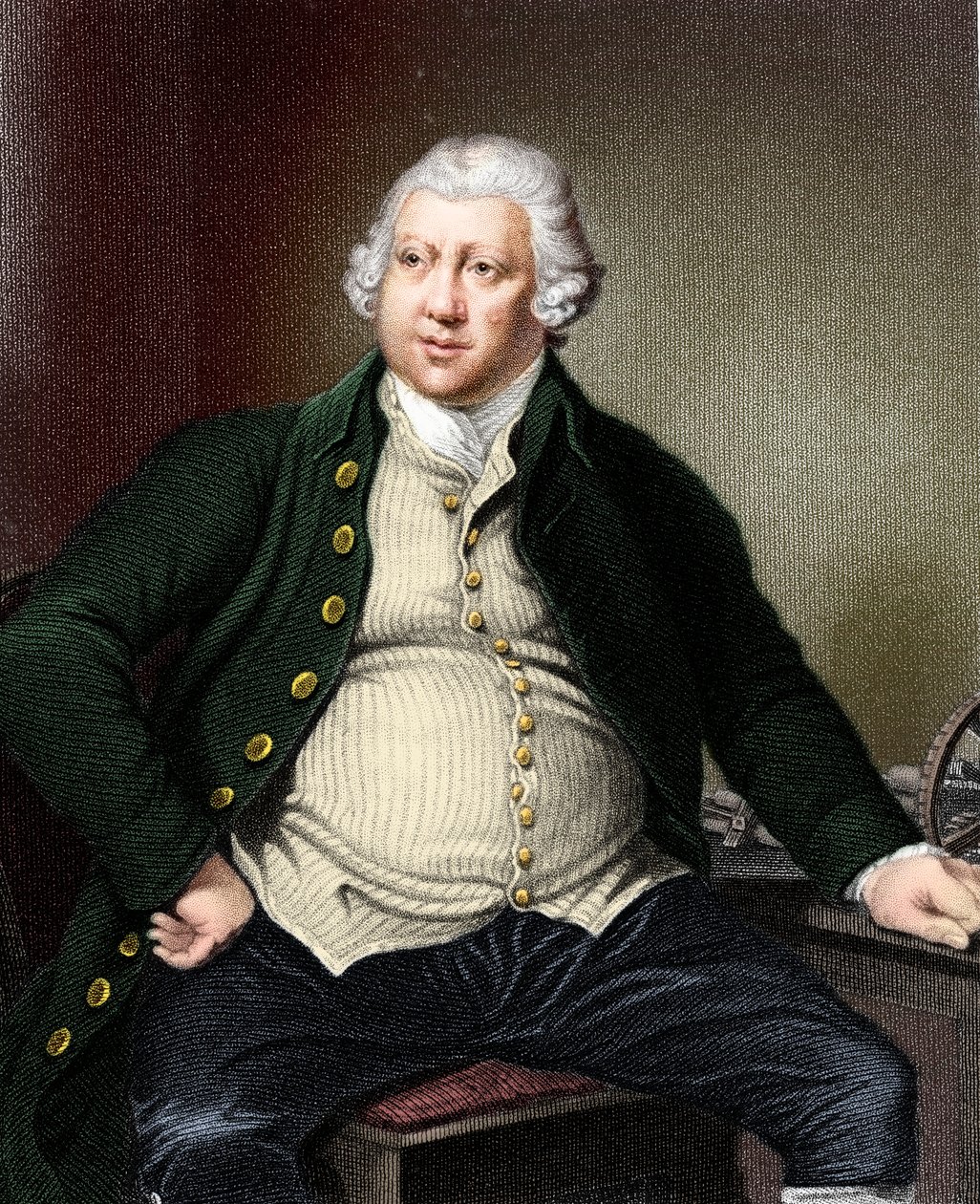 ريتشارد أركرايت 1732-1792 ، صناعي ومخترع بريطاني بواسطة غير معروف