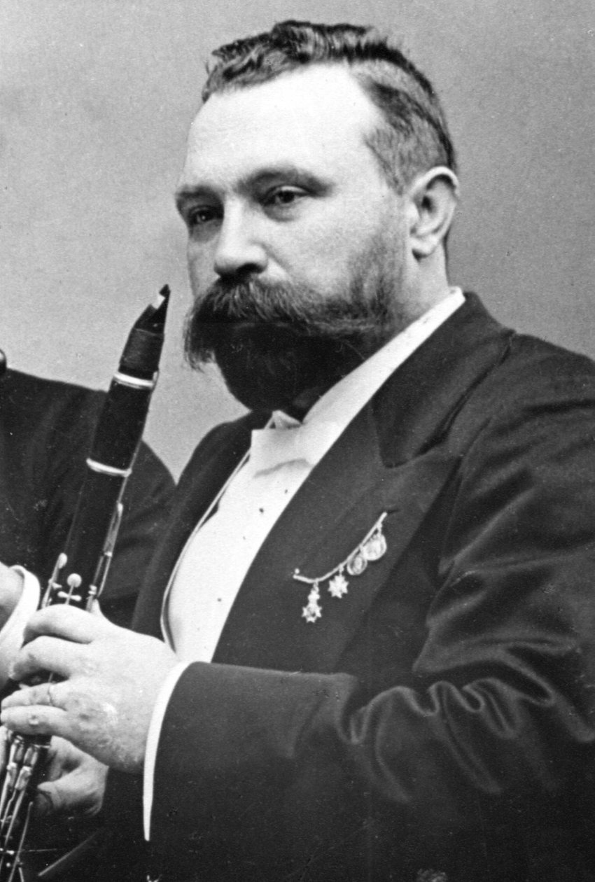 ريتشارد مولفيلد ، عالم الكلارينيت الألماني ، 1890 بواسطة غير معروف