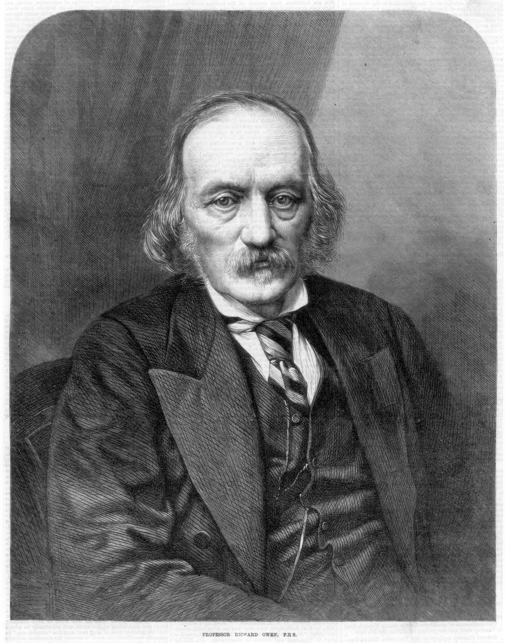 ريتشارد أوين ، عالم التشريح وعلم الحفريات الإنجليزي ، 1872 بواسطة غير معروف