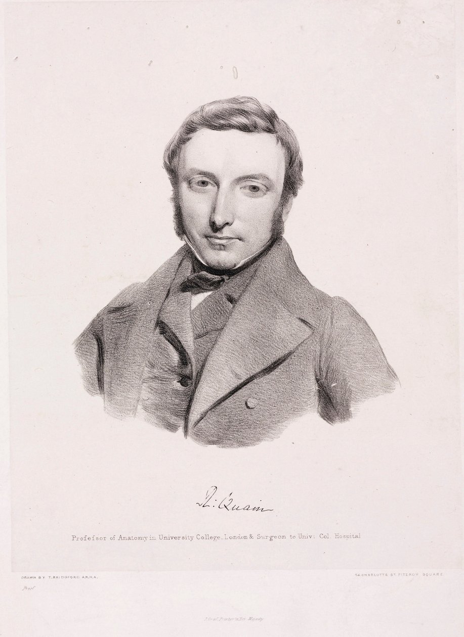 Richard Quain, Irish surgeon, c 1850 بواسطة غير معروف