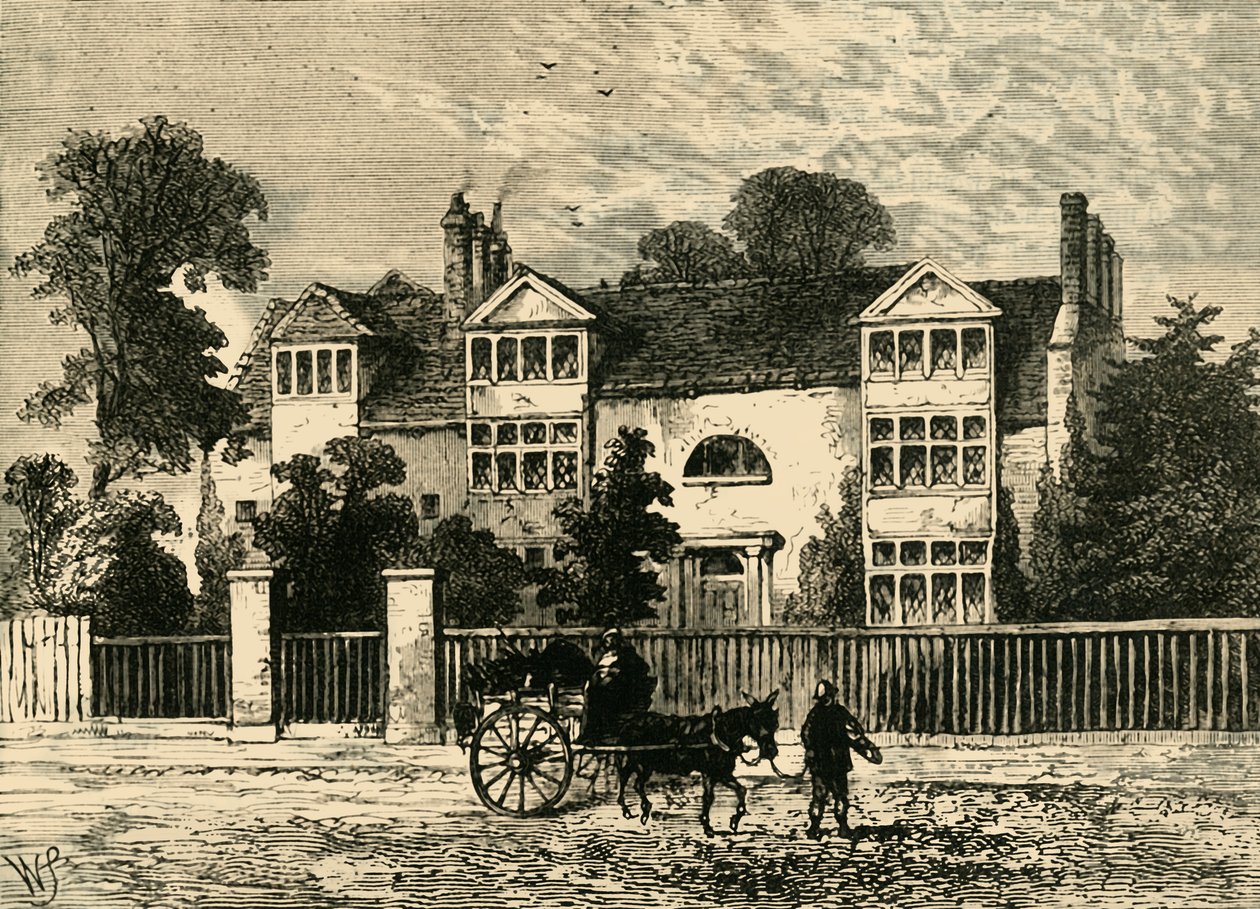 ريتشاردسونز هاوس في بارسونز جرين 1799 ، c1878. بواسطة غير معروف
