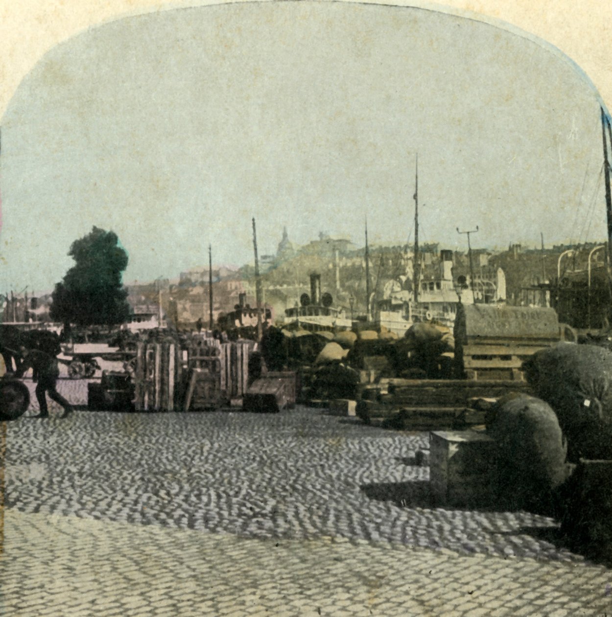 Riddarholmen Quay ، ستوكهولم ، السويد ، c1900. بواسطة غير معروف