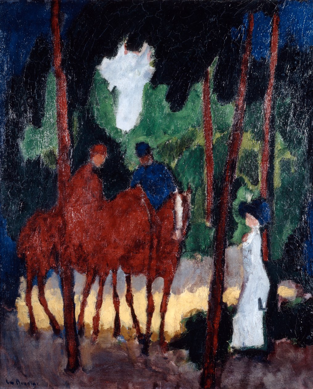 الدراجين في خشب بولون ، c1904 بواسطة غير معروف
