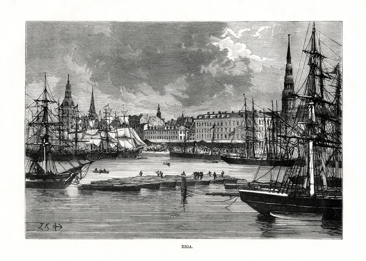 ريغا ، لاتفيا ، 1879 بواسطة غير معروف