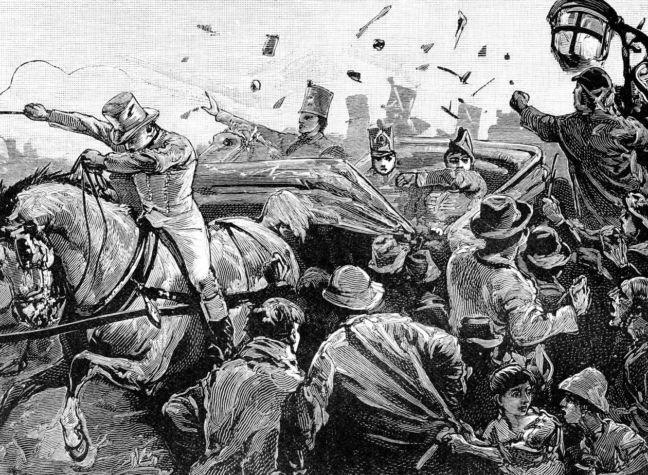 أعمال الشغب في مونتريال ، كندا ، 1849 ، 1900 بواسطة غير معروف
