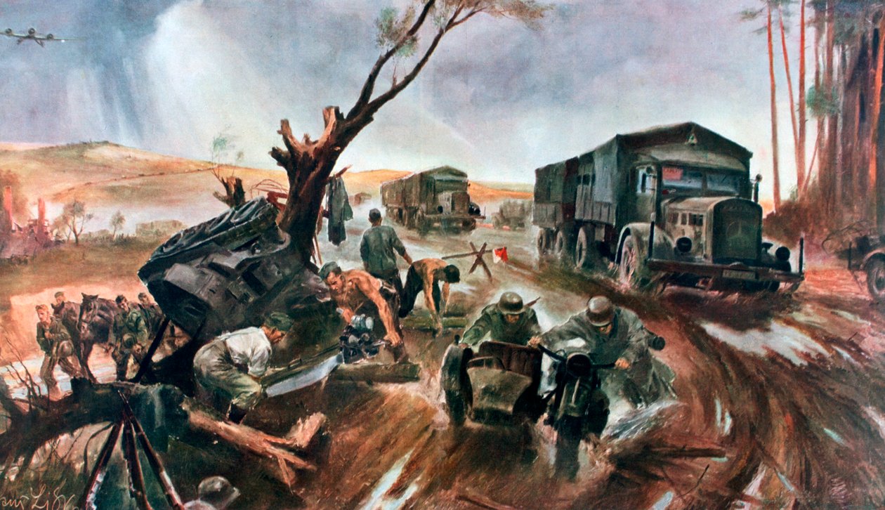 الطريق إلى الجبهة ، منظمة ألمانية متفوقة ، 1941 بواسطة غير معروف