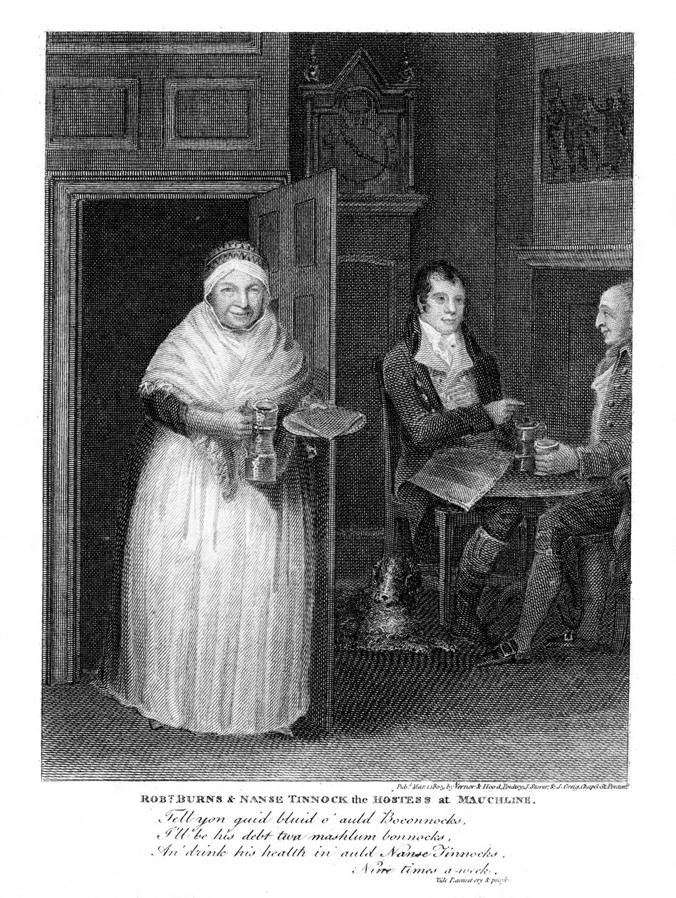 روبرت بيرنز 1759-1796 ، الشاعر الاسكتلندي ، 1805 بواسطة غير معروف
