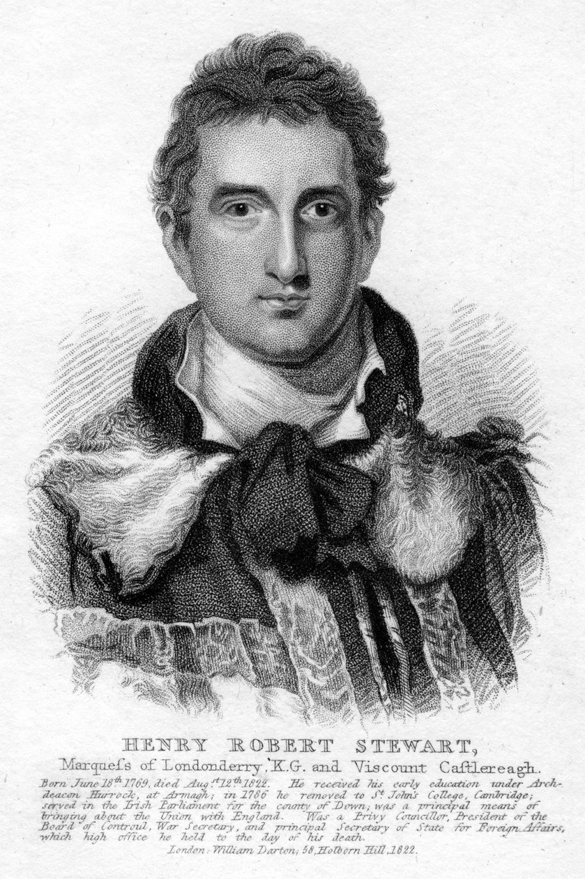 روبرت ستيوارت ، مركيز لندنديري الأول ، 1822 بواسطة غير معروف