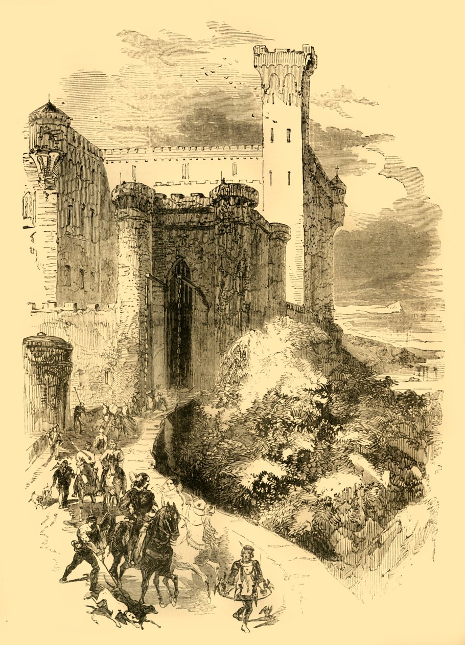 روبرت نورماندي في قلعة كونت كونفيرسانو ، c1890. بواسطة غير معروف