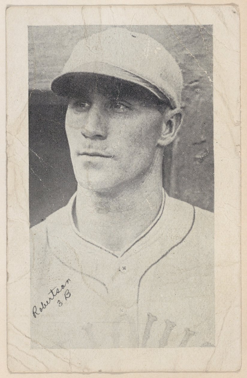 روبرتسون ، 3 ب ، من بطاقات قطاع البيسبول W575-2 ، كاليفورنيا. 1921-1922. بواسطة غير معروف