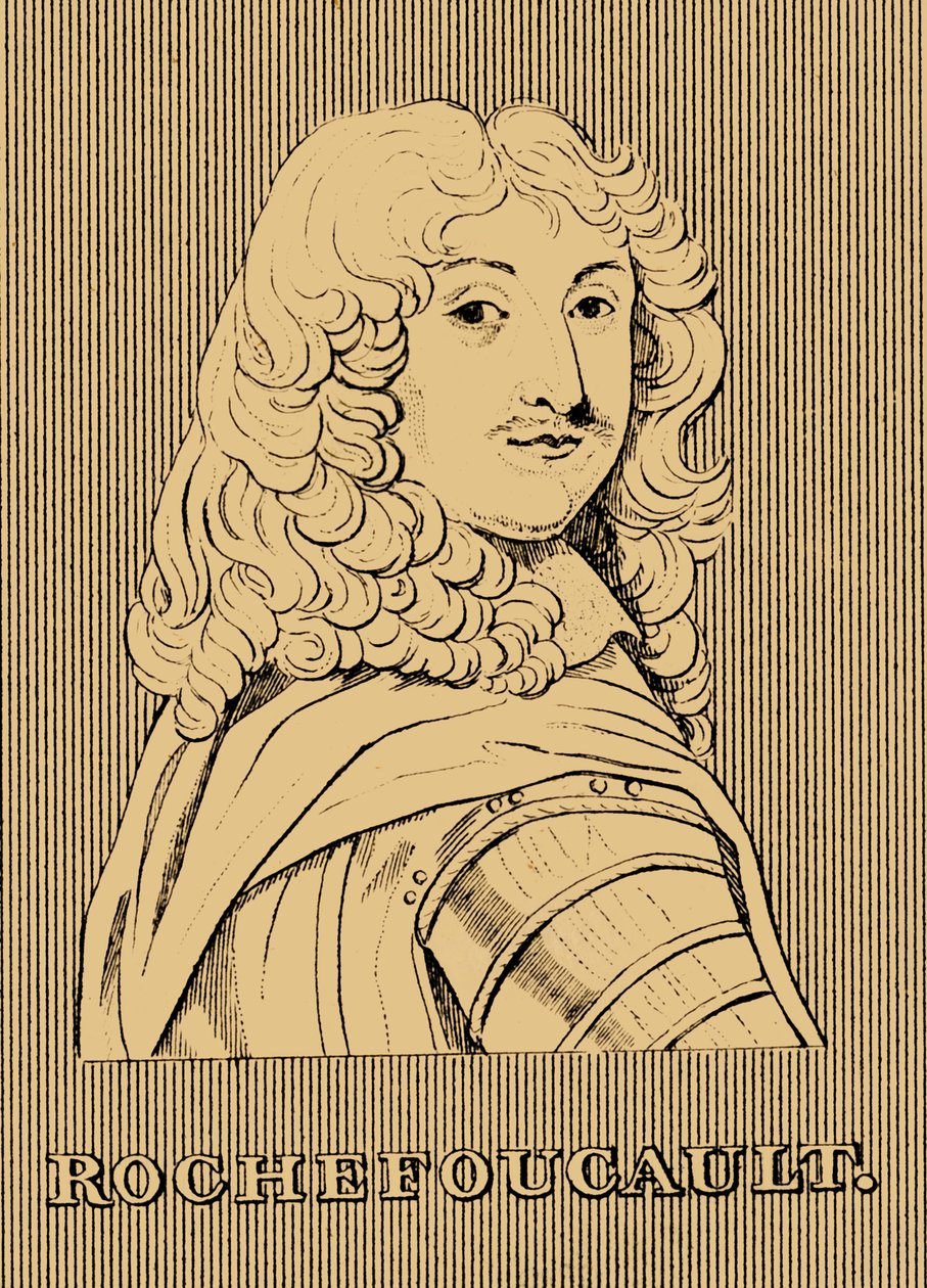 روشفوكو ، 1613-1680 ، 1830. بواسطة غير معروف