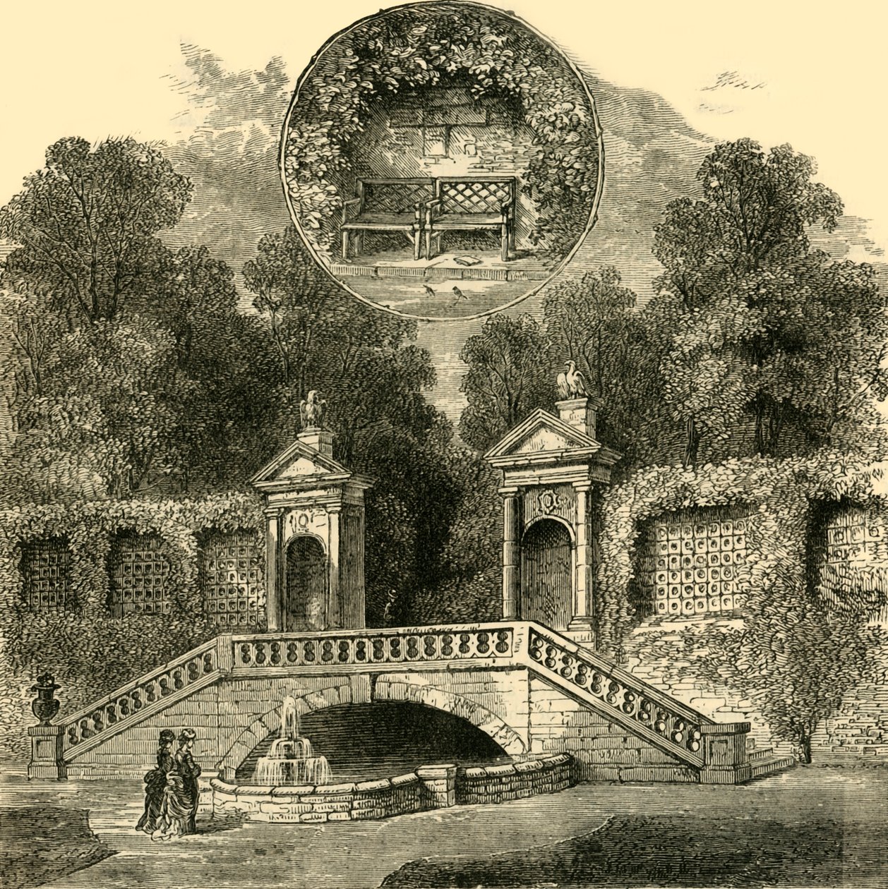 روجرز سيات و Inigo Jones Gateway ، بيت هولندا ، c1876. بواسطة غير معروف