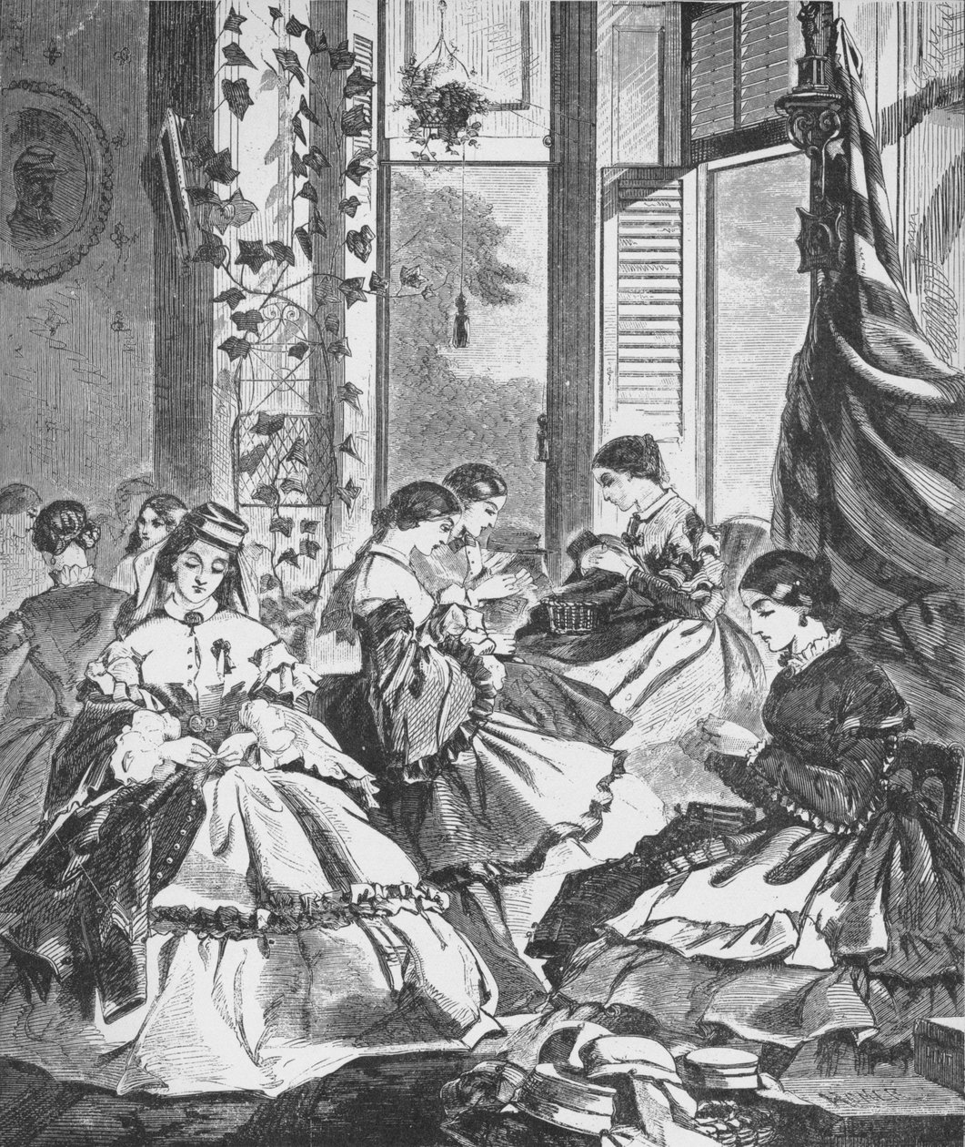 دور المرأة في الحرب ، 1861 ، 1938 بواسطة غير معروف