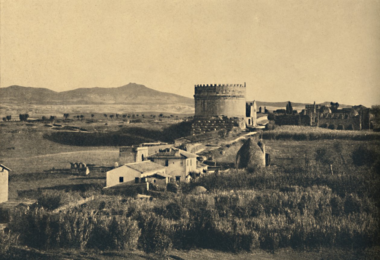 روما - طريق أبيان ، 1910 بواسطة غير معروف