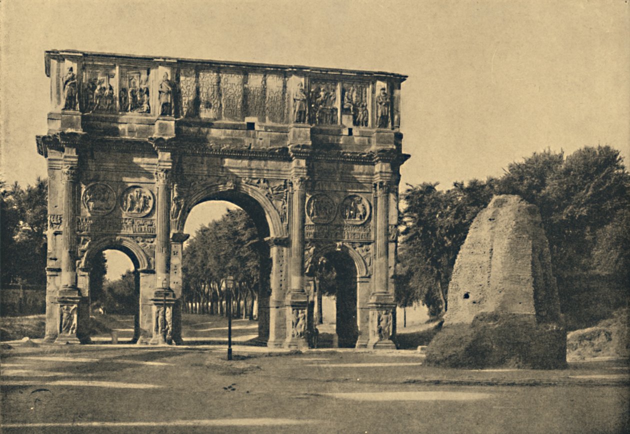 روما - قوس قسطنطين 315 م ، 1910 بواسطة غير معروف