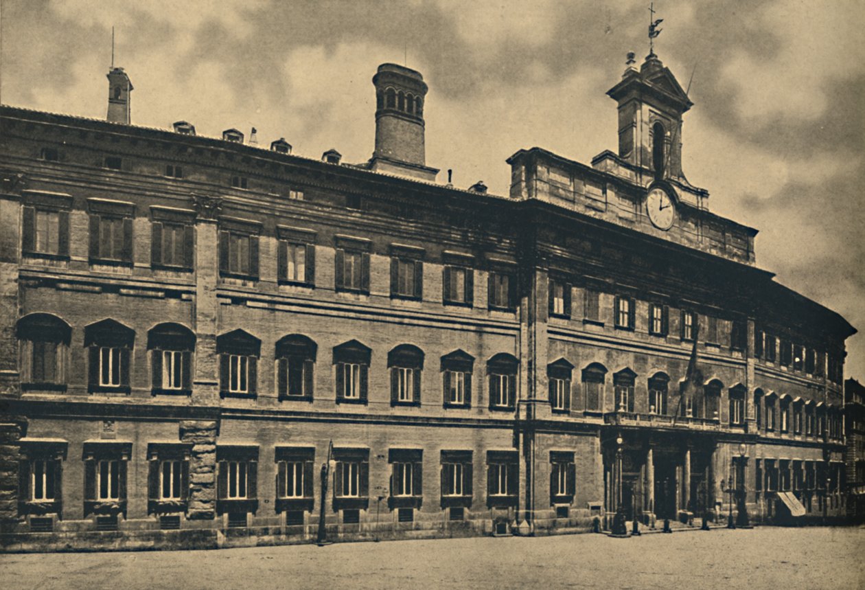 روما - Palacae of Montecitorio ، 1910. بواسطة غير معروف