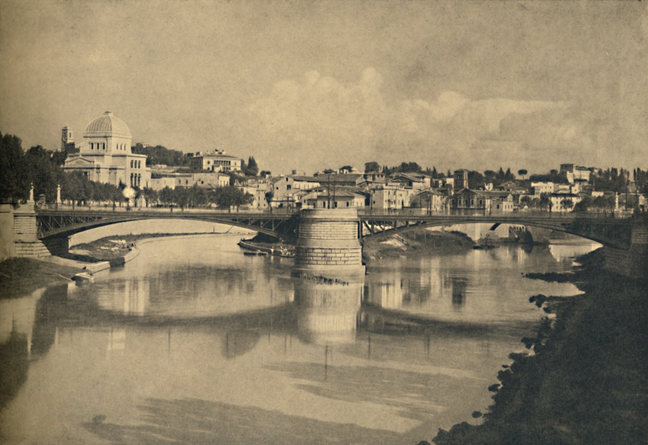 روما - جسر جاريبادي ، 1910. بواسطة غير معروف