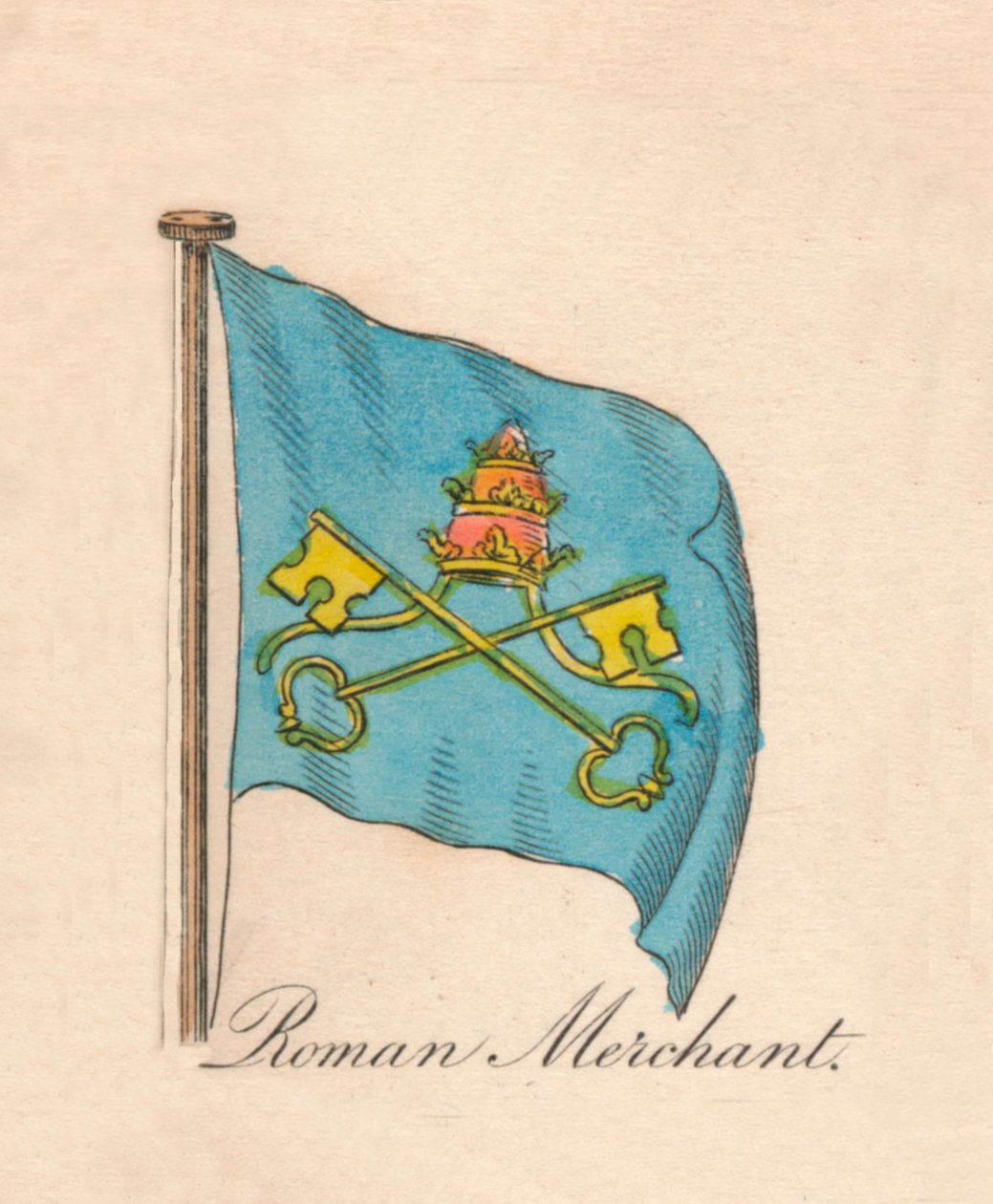 التاجر الروماني ، 1838 بواسطة غير معروف