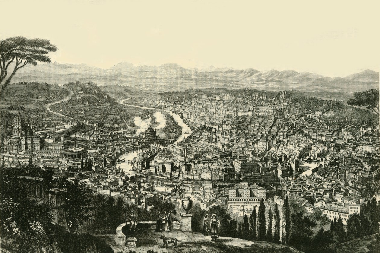 روما ، 1890. بواسطة غير معروف