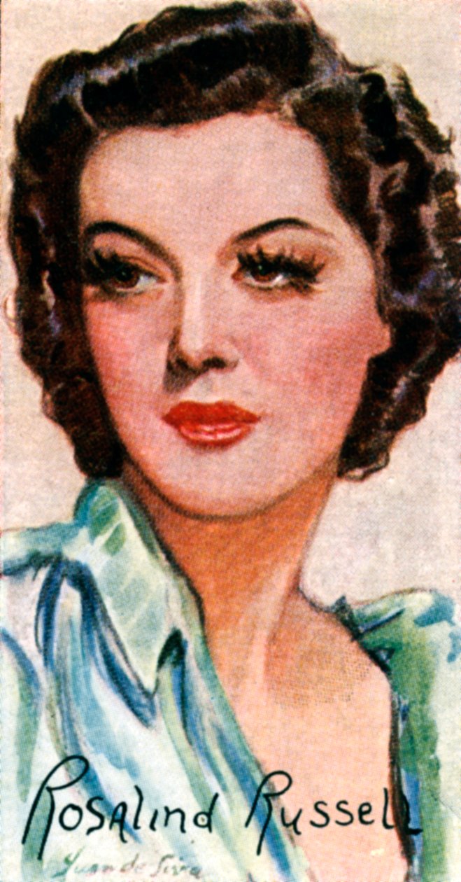 روزاليند راسل ، 1907-1976 ، فيلم وممثلة أمريكية ، القرن العشرين بواسطة غير معروف