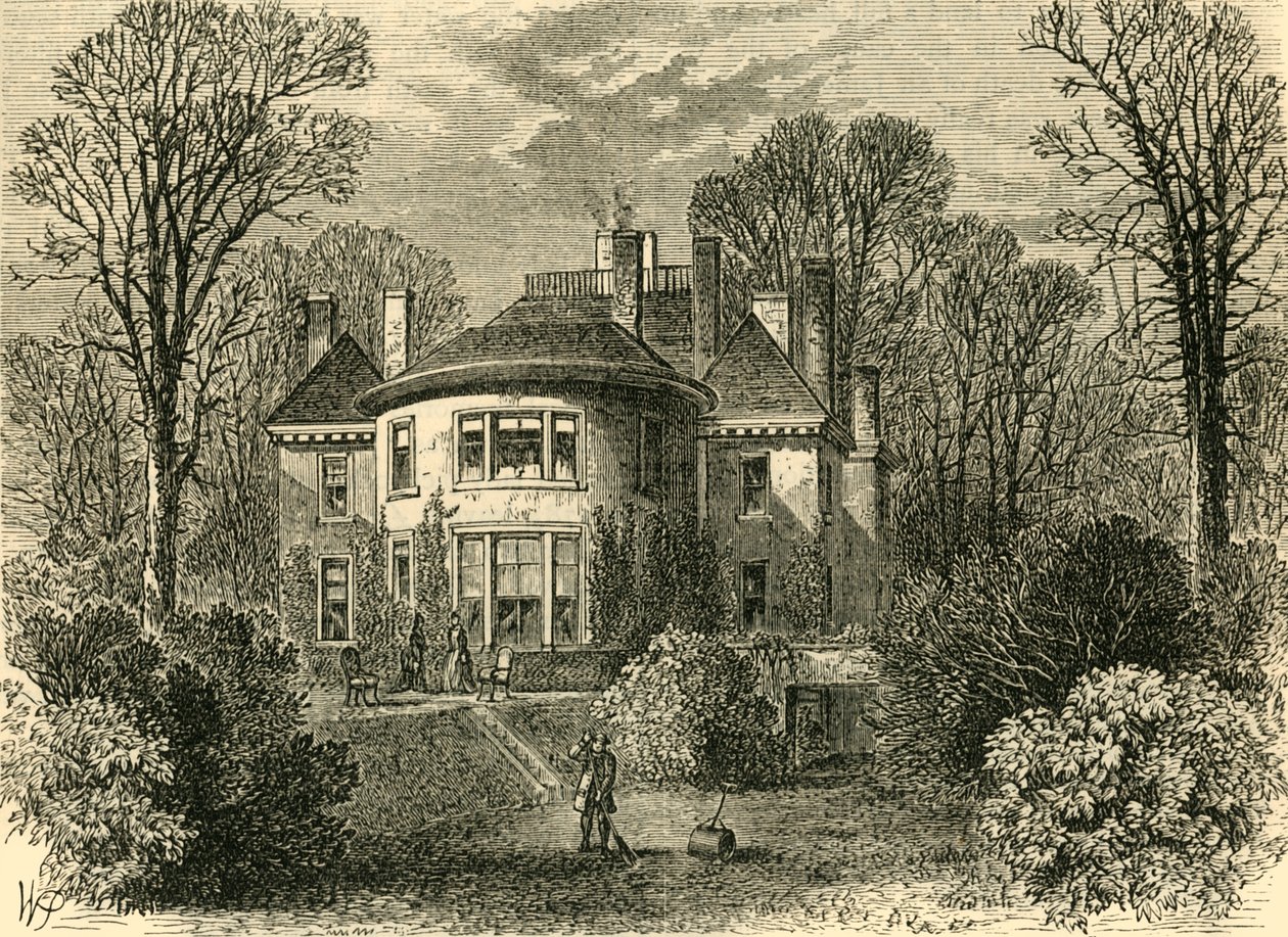 منزل روسلين ، c1876. بواسطة غير معروف