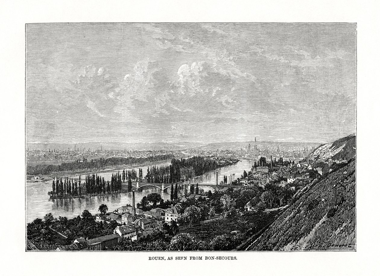 روان ، نورماندي ، فرنسا ، 1879 بواسطة غير معروف