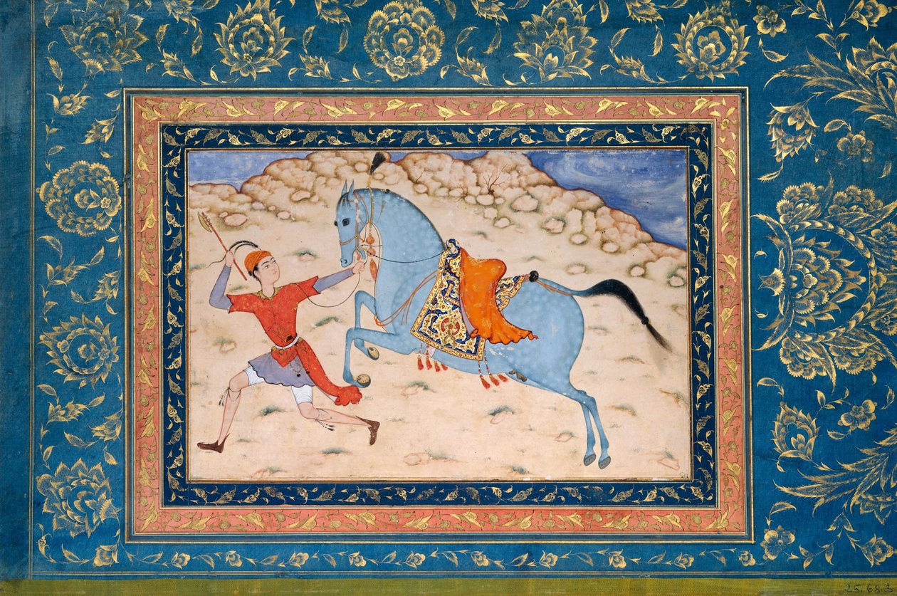 الحصان الملكي والعداء ، القرنين السادس عشر والسابع عشر. بواسطة غير معروف