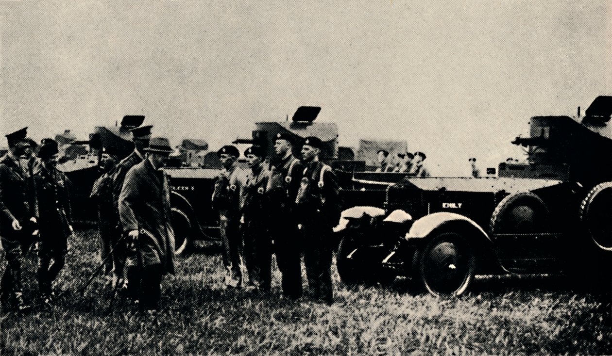 فوج الدبابات الملكي في ألمانيا ، 1918 ، 1945. بواسطة غير معروف