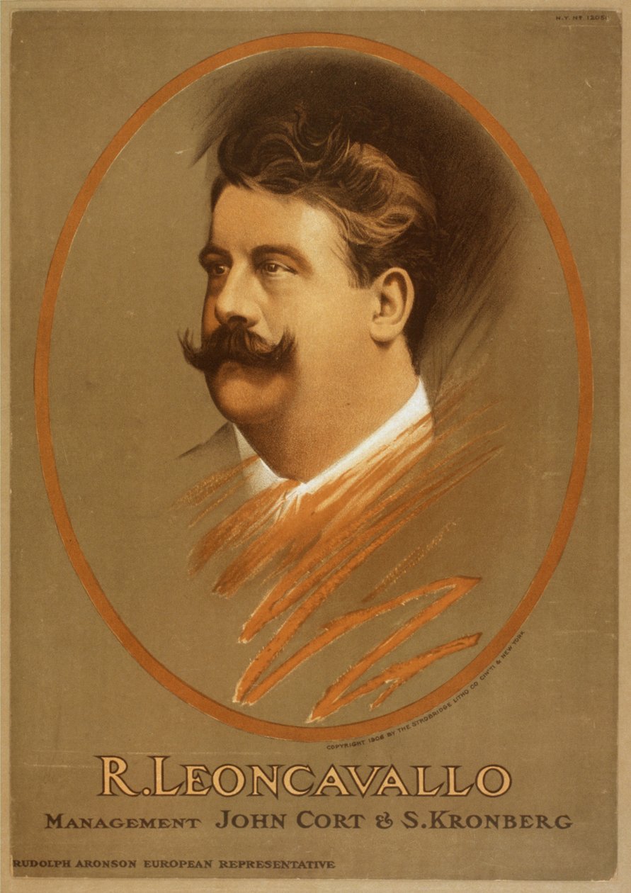 روجيرو ليونكافالو 1858-1919 ، ج. 1906 بواسطة غير معروف