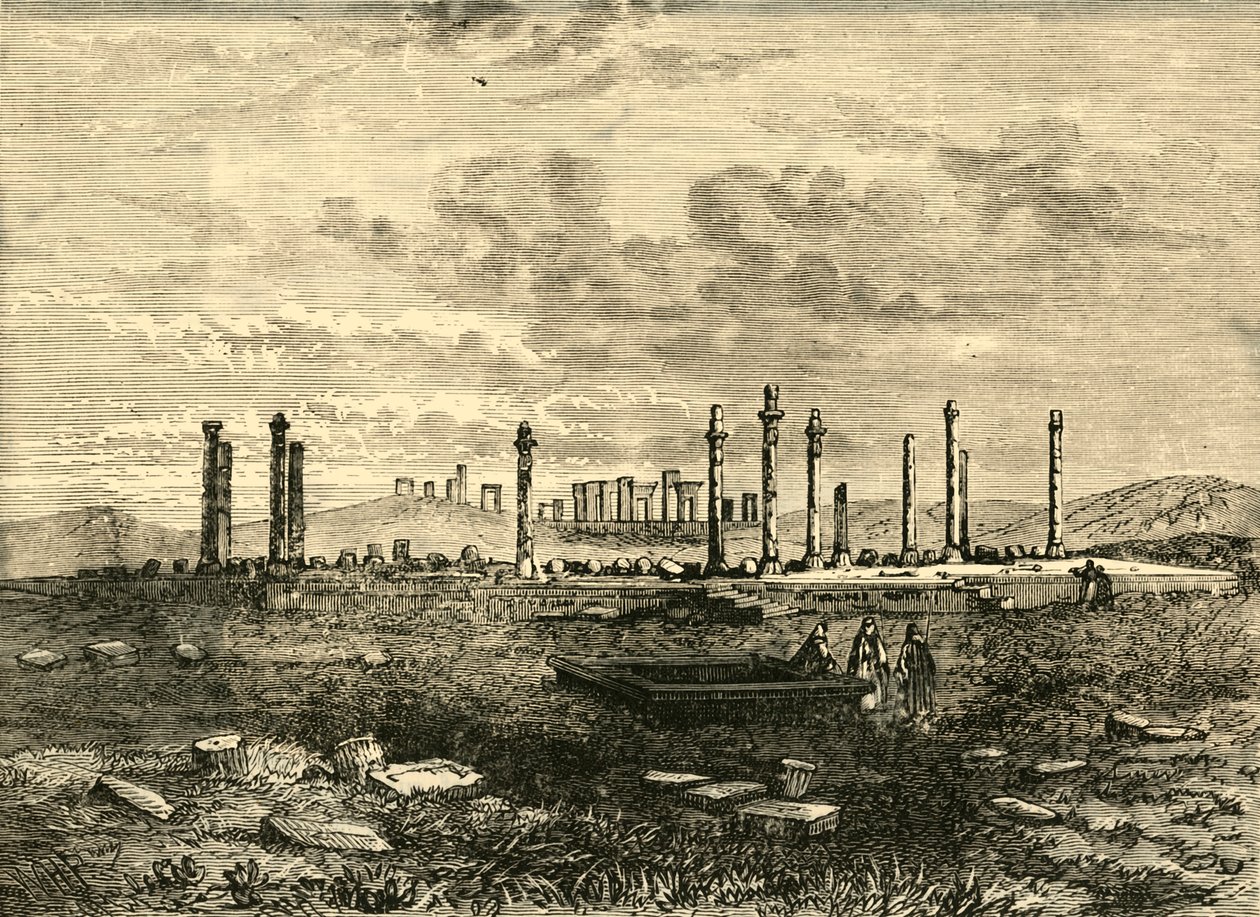 أطلال برسيبوليس ، 1890. بواسطة غير معروف