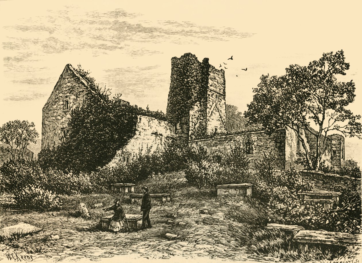 أطلال بالقرب من Rathmullen ، 1898. بواسطة غير معروف