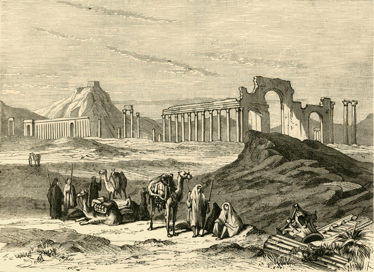 أطلال تدمر ، 1890. بواسطة غير معروف