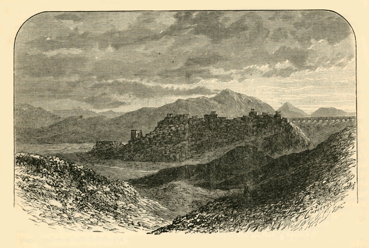 أطلال طيبة ، 1890. بواسطة غير معروف