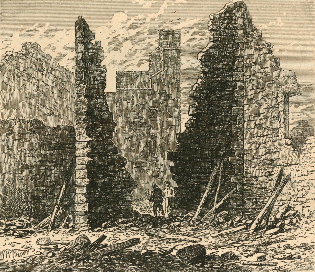 آثار باربيكان في لودجيت هيل ، 1792 ، 1897. بواسطة غير معروف