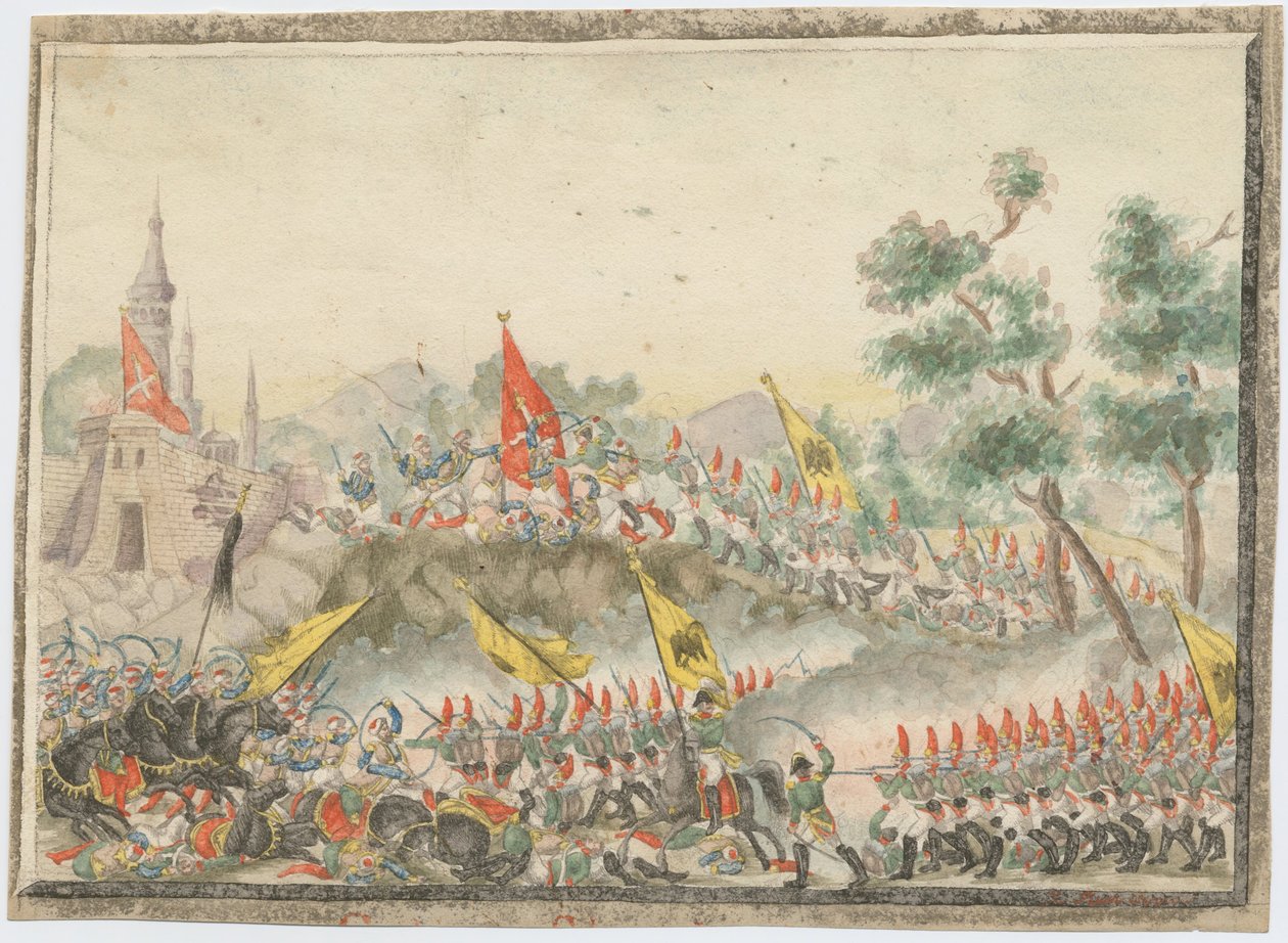 استولى الجيش الروسي على قلعة إسماعيل عام 1790 ، 1829 بواسطة غير معروف