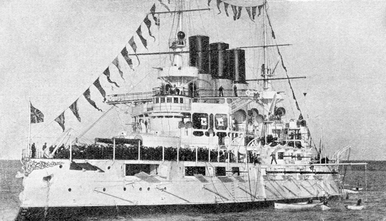 البارجة الروسية Retvisan ، الحرب الروسية اليابانية ، 1904-5 بواسطة غير معروف