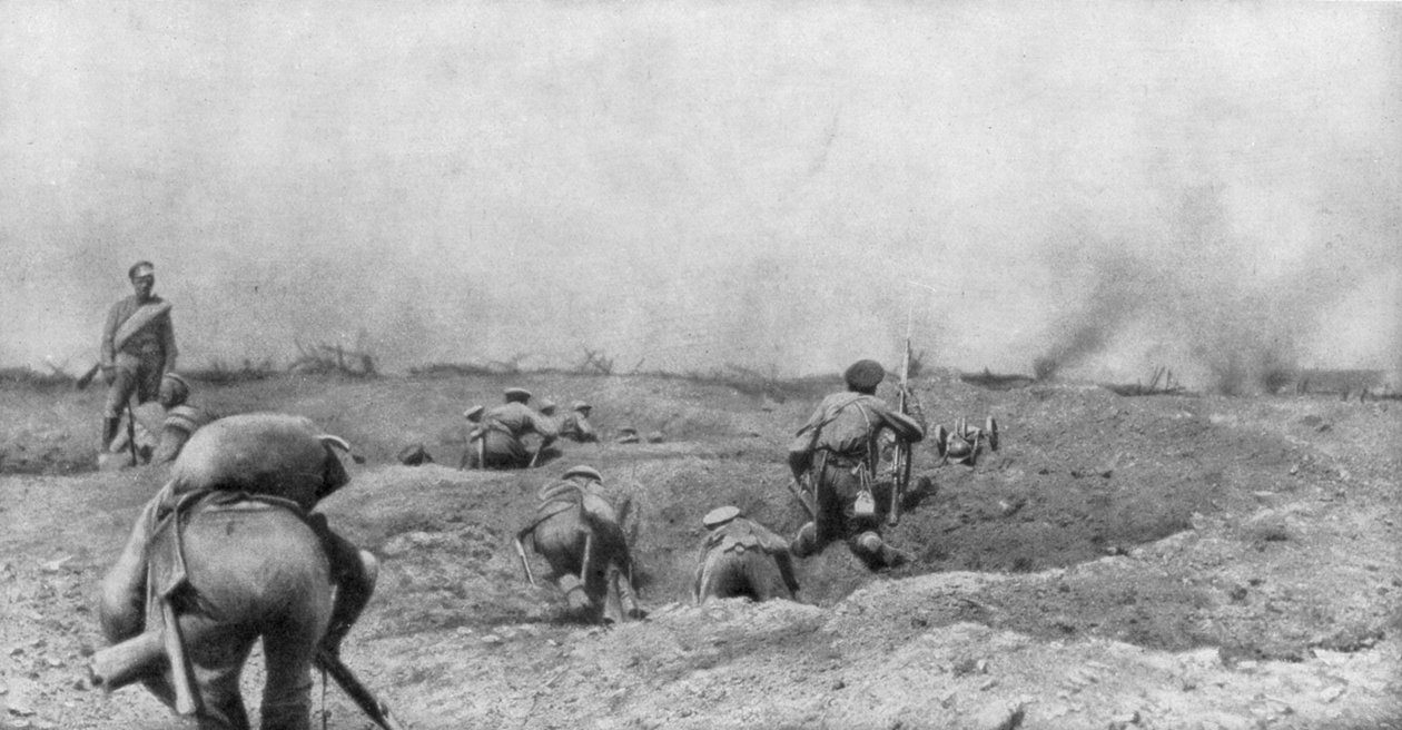 الهجوم الروسي ، Dzike Lani ، Ternopil ، أوكرانيا ، الحرب العالمية الأولى ، 1 يوليو 1917 بواسطة غير معروف