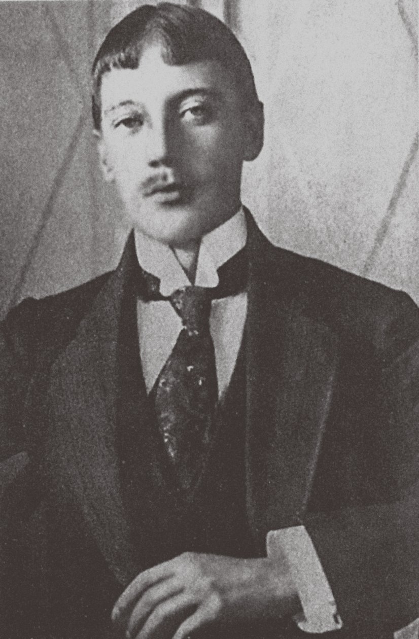 الشاعر الروسي نيكولاي غوميليوف 1886-1921 بواسطة غير معروف