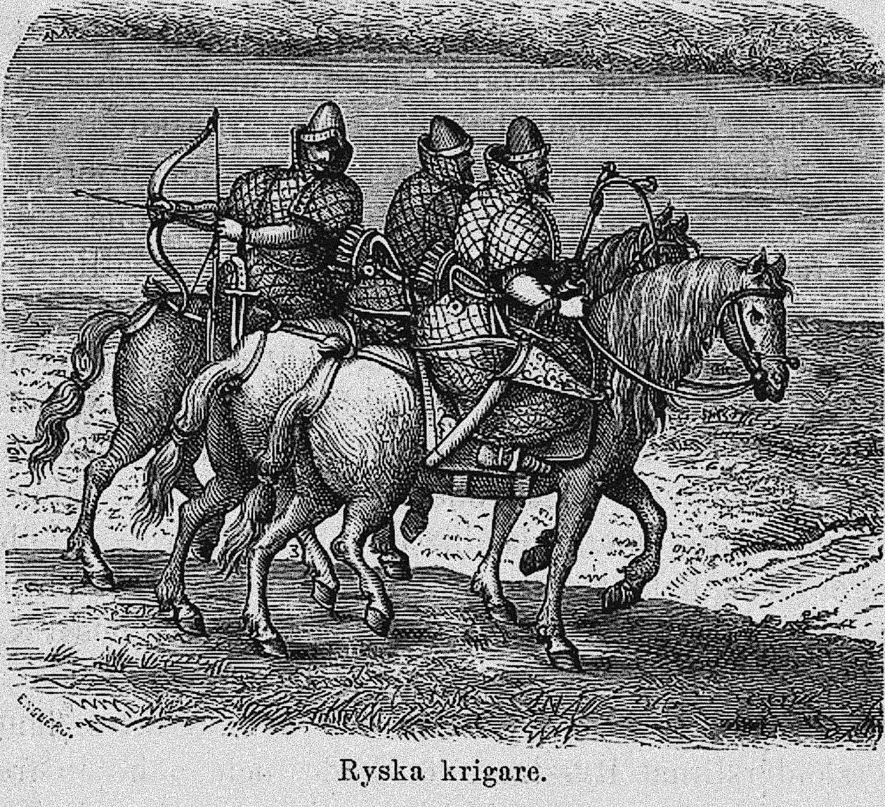 المحاربين الروس ، ج. 1620 بواسطة غير معروف