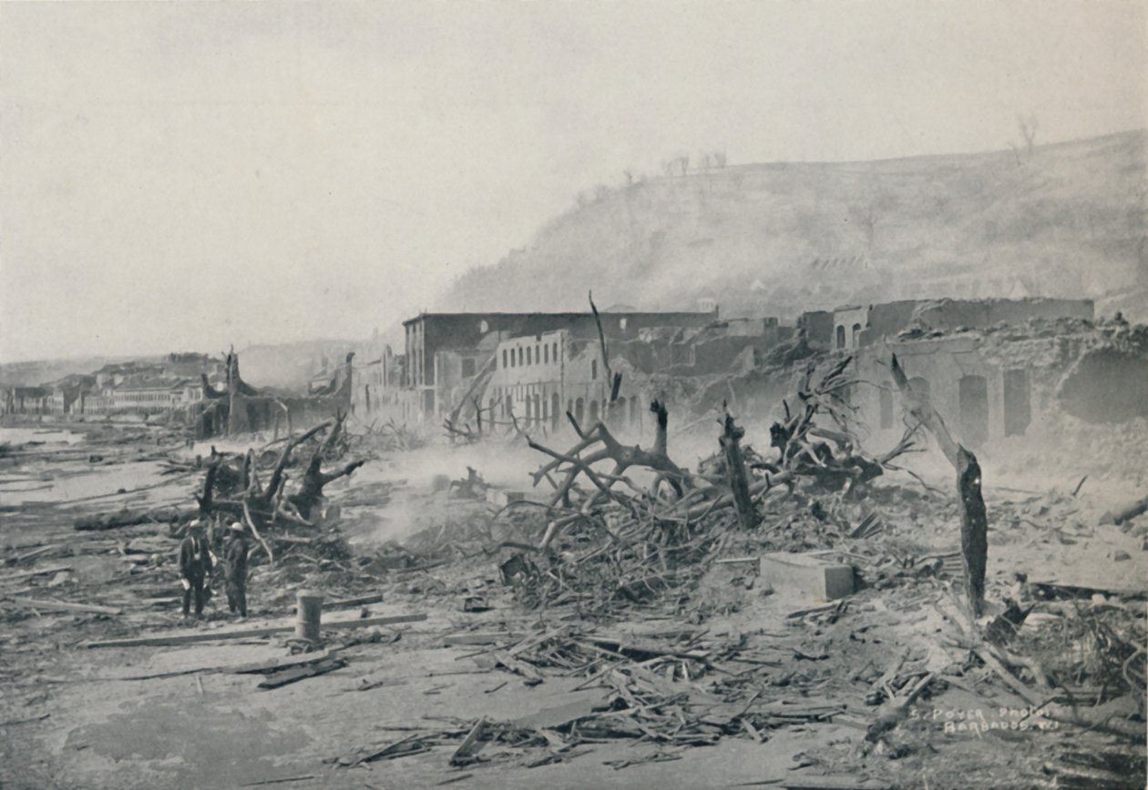 بيير بعد الثوران ، 1916 بواسطة غير معروف