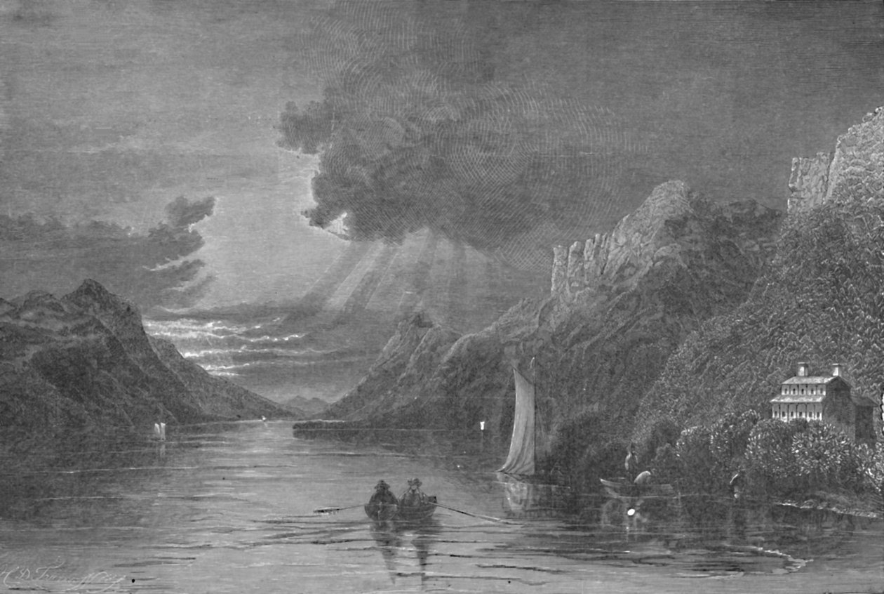Sabbath-Day Point ، بحيرة جورج ، 1883 بواسطة غير معروف
