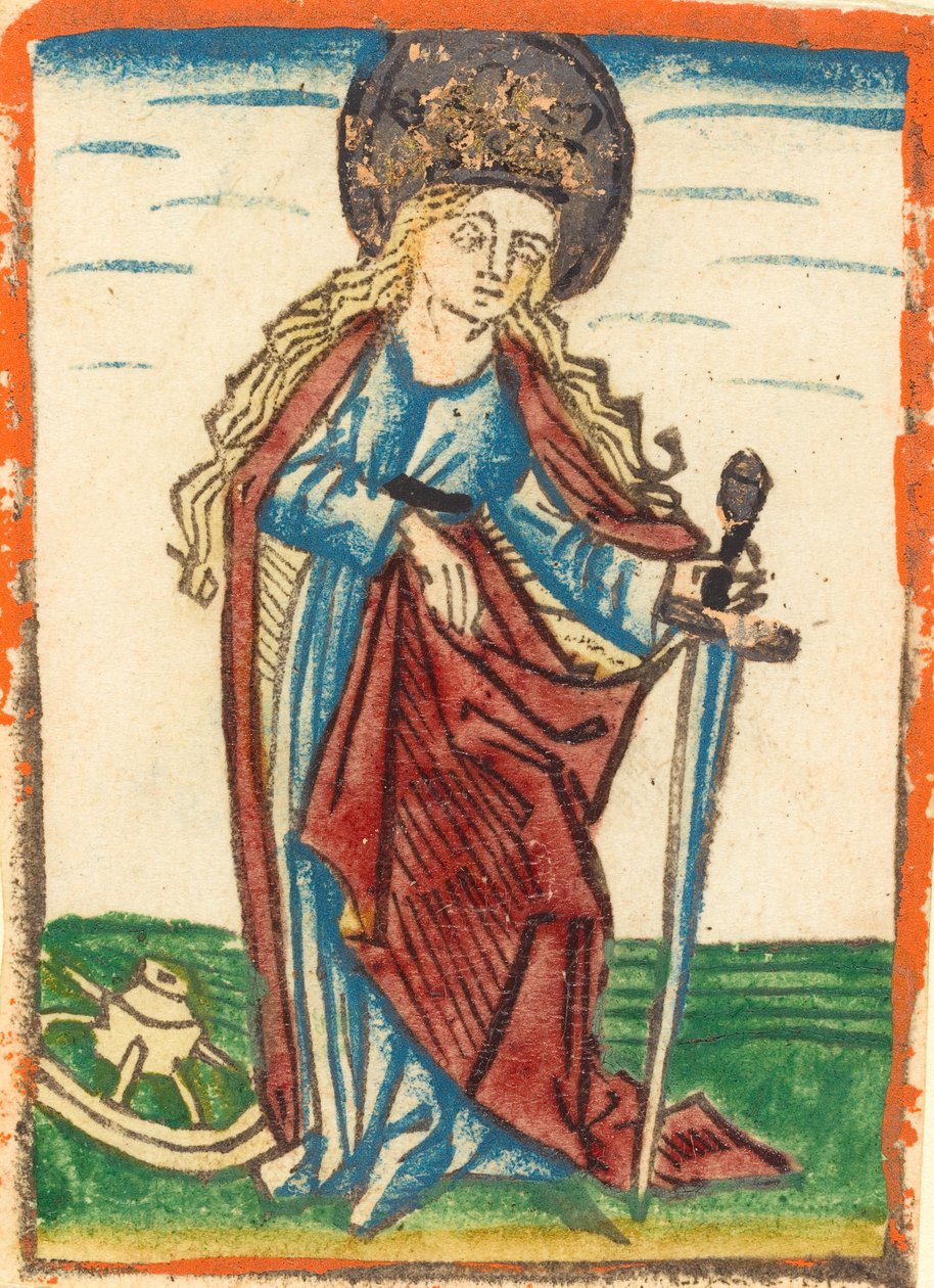 سانت كاترين ، ج. 1480. بواسطة غير معروف